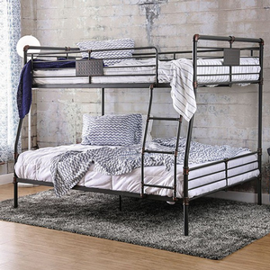 TQ Bunkbed 001 - Finish: Antique Black<br><br>Available in Twin/Twin, Full/Full & Queen/Queen sizes<br><br>Dimensions: 82 5/8L x 64 5/8W x 68 1/8H