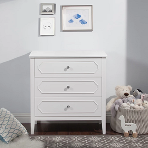 Item # 013CHT - Finish: White<br>Available in Fog Grey.<br>Assembled Dimensions: 33.5 x 18 x 36.625<br>Assembled Weight: 72.8 lbs<br>Drawer Measurements: 28.75L x 15W x 8.375H