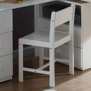 Item # 032CHR White Desk Chair - Finish: White<br><br>Loft Bed Sold Separately<br><br>Dimensions: 30
