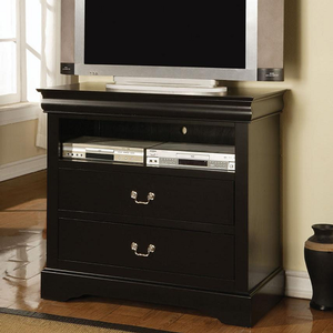 Item # 043MCH TV Console - Finish: Black<br><br>Available in Cherry Finish<br><br>Dimensions: 37