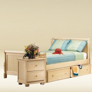 Item # 0507 Full Size Sleigh Bed - L83