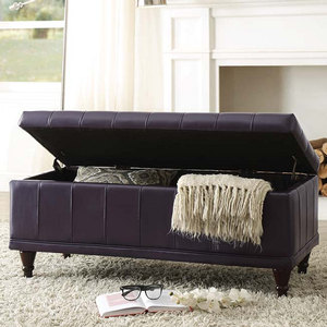 Item # 038SB Lift-Top Storage Bench in Purple - Finish: Purple Bi-cast Vinyl<br><br>Available in Cream Fabric, Dark Brown, Red & Taupe Vinyl<br><br>Dimensions: 42 x 17 x 19H