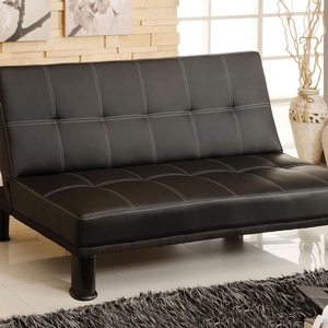 Item # 092FN Futon Sofa in Black - Finish: Black<br><br>
