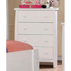 Item # 002CH - Finish: White<br><br>Dimensions: 29 W X 17 D X 42 1/4 H