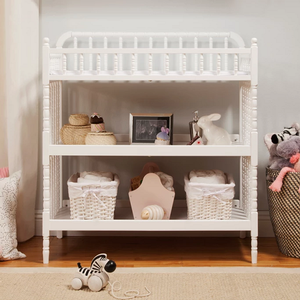 SD Baby 013 - Finish: White<br><br>Available in Ebony, Rich Cherry & Fog Grey<br><br>Dimensions: 36.25 L x 19.25 W x 39.75 H<br><br>Assembled Weight: 22lbs<br><br>Interior Tray Measurements: 31 L x 16 W x 4.5 H