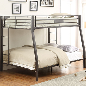 TQ Bunkbed 018 - Finish: Sand Black<br><br>Bunkie Board Not Required<br><br>Dimensions: 83
