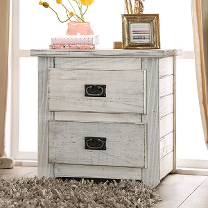 Item # A0397NS - Finish: Rustic Weathered White<br><br>Dimensions: 30 W X 20 D X 30 H