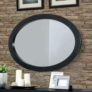 Item # A0145M - Finish: Black<br><br>*Dresser Sold Separately*<br><br>Available in White<br><br>Available in Rectangular Mirror<br><br>Dimensions: 40