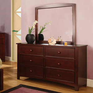 Item # 308DR Dresser - Finish: Cherry<br><br>Available in White finish<br><br>Dimensions: 