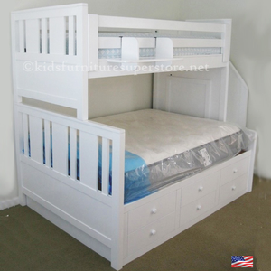 FF Bunkbed 023 - Made in USA<br>Durable & Super Strong<br>Available in 32 Different Colors<br>Made to order<br>Modifications are available<br><br>Sizes Available: Twin/Full/Queen