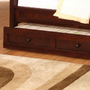 0037TR Brown Cherry Twin Trundle