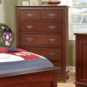 Item # 039CH 6 Drawer Chest - Durable Center Metal Glides<br><Br>