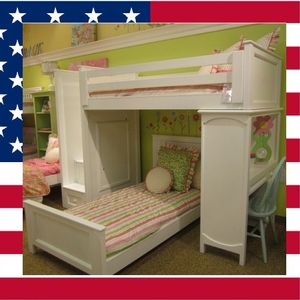 Item # US0004 Lindsay loft bed - Made in USA<br><br>Durable & Super Strong<br><br>Available in 33 Different Color<br><br>Made to order<br><br>Modifications are available<br><br>Sizes Available: Twin/Full/Queen
