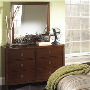 Item # 114DR 6 Drawer Dresser - Finish: Antique Walnut<br><br>*Mirror Sold Separately*<br><br>Dimensions: 52