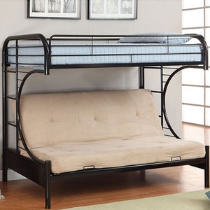 Item # A0001FBB - Finish: Black<br>Upper Bed Clearance: 38H<br>Dimensions: 79