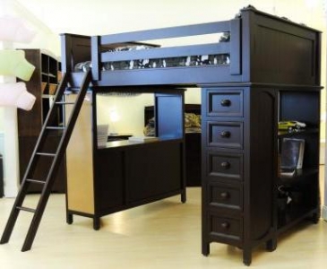 Item # A0015LB - Spacesaver loft bed<br>Available in different colors.<br>Available in Twin Size or Full Size.<br>Made in the USA