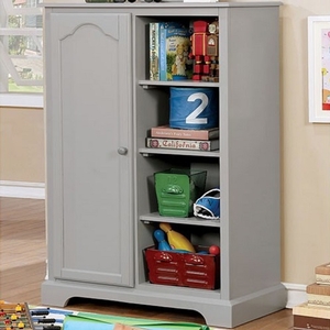 Item # 004AM Armoire in Gray - Finish: Gray<br><br>Available in Cherry & Blue<br><br>Dimensions: 32 1/8