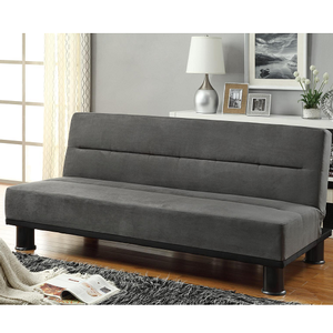 Item # 004FN Futon - Finish: Grey Microfiber Cover<br><br>Available in Brown Microfiber<br><br>Dimensions:<br><br>Sofa: 70.5 x 33.5 x 30.5H<br><br>Bed: 70.5 x 42.25 x 15.5H