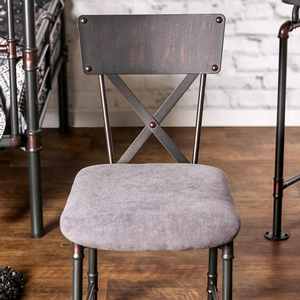 Item # 013CHR Metal Chair - Finish: Antique Black<br><br>Desk Sold Separately<br><br>Dimensions: 26
