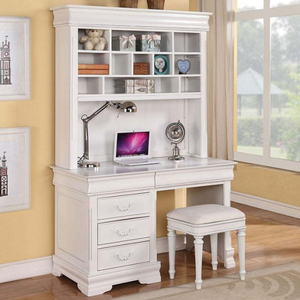 Item # 015HC Simple White Desk Hutch - Finish: White<br><br>Desk sold separately<br><br>Dimensions: 50