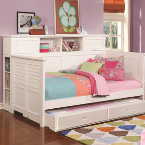 Item # Bookcase Add-on - Finish: White<br><br>Daybed Sold Separately<br><br>Trundle Sold Separately<br><br>Dimensions: 81.50