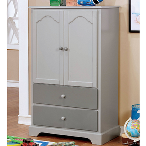 Item # 018AM Armoire in Gray - Finish: Gray<br><br>Available in Cherry & Blue<br><br>Dimensions: 32 1/8