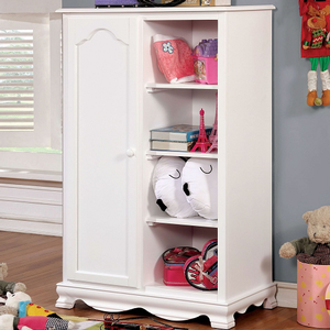 Item # 030AM Storage Closet - Finish: White<br><br>Available in Pink Finish<br><br>Dimensions: 32 1/8