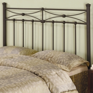 Item # 212HB Full Headboard - Metal headboard finished in rustic metal<br><br>Fits queen and full size bed frames