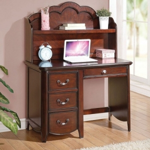 Item # 021HC Hutch - Finish: Cherry<br><br>Available in White Finish<br><br>Hutch Sold Separately<br><br>Dimensions: 42