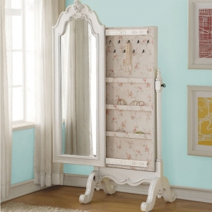 Item # 047AM - Finish: Pearl White<br><br>Dimensions: 28