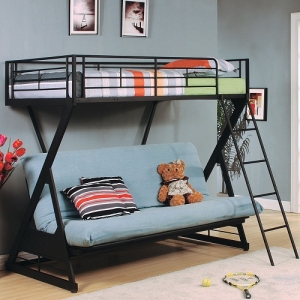 Item # 37134 Zazie Collection Twin Over Futon Bed