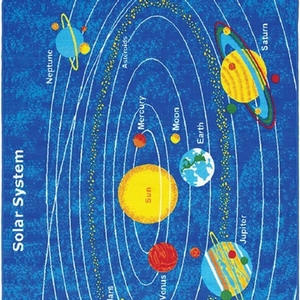 Item # 01 Solar System Rug - Color/Finish Solar System<br>
Material Nylon<br>
Product Dimension 5'X7'