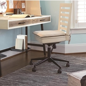 Item # 006CHR Swivel Desk Chair - Upholstered seat pad<br><Br>Storage under seat pad<br><br>