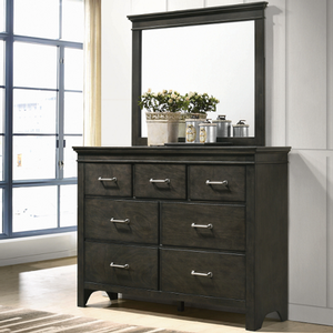Item # A0012M - Finish: Bark Wood<br><br>Dresser Sold Separately<br><br>Dimensions: 38W x 1.75D x 42H