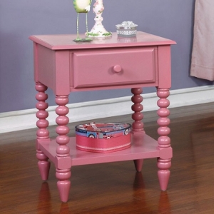 Item # A0087NS - Finish: Pink<br>Materials: Solid Wood<br>Dimensions: 19