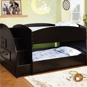 Item # A0080TT - Finish: Black<br>Upper Bed Clearance: 16H<br>Dimensions: 93 3/4