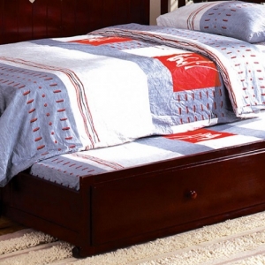 0038TR Twin Trundle - Solid Wood<br><Br>Cherry Finish<Br><Br>