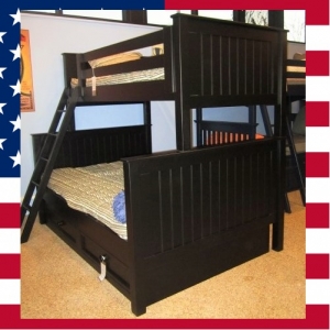Item # US0008 Twin over Full Bunk Bed - Made in USA<br><br>Durable & Super Strong<br><br>Available in 33 Different Color<br><br>Made to order<br><br>Modifications are available<br><br>Sizes Available: Twin/Full/Queen