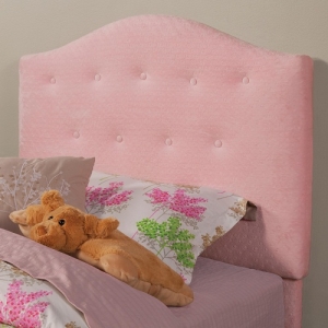 Item # 113HB Twin Button Tufted Upholstered Headboard in Pink - This button tufted headboard is wrapped in a soft pink fabric<br><BR>