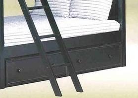 U07-BB-BLK 2 Drawer Under Bed Bead Board Black - L75